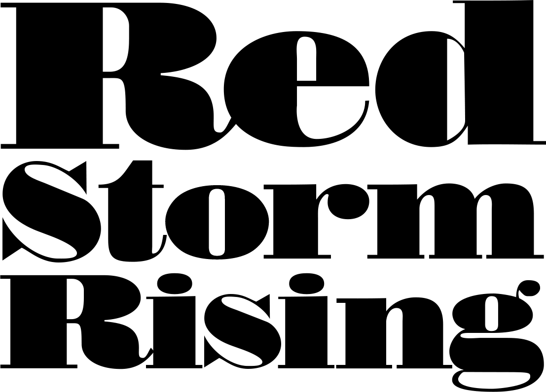 Red Storm Rising logo for Commodore 64